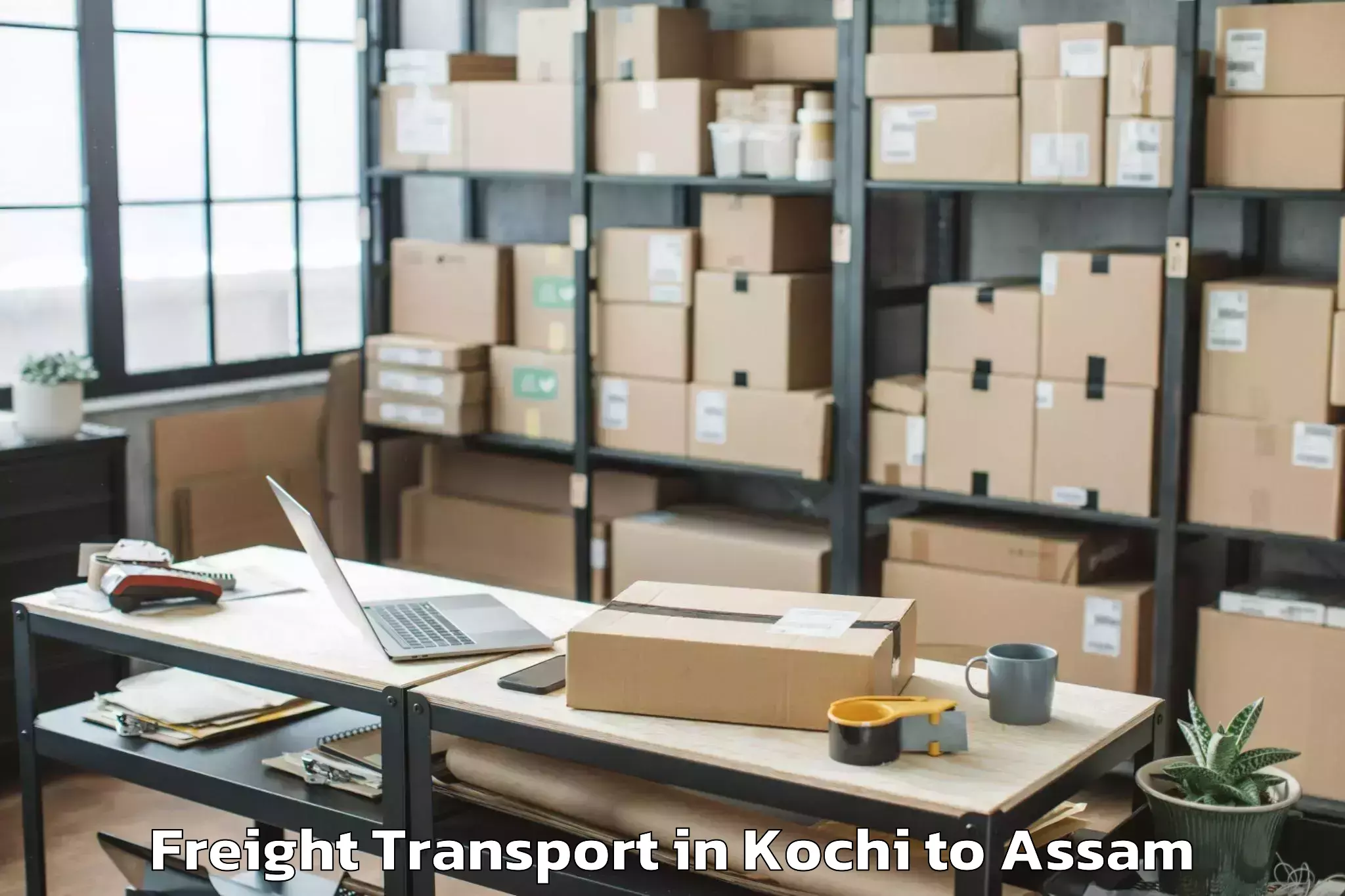 Efficient Kochi to Balijan Freight Transport